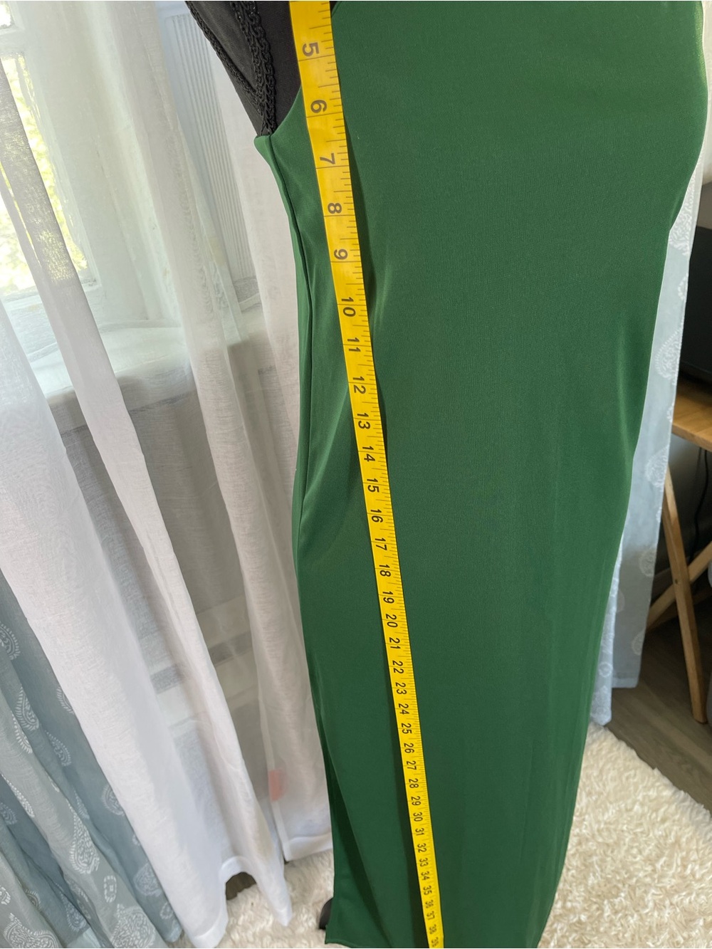 H&M Emerald Green Bodycon Maxi Dress